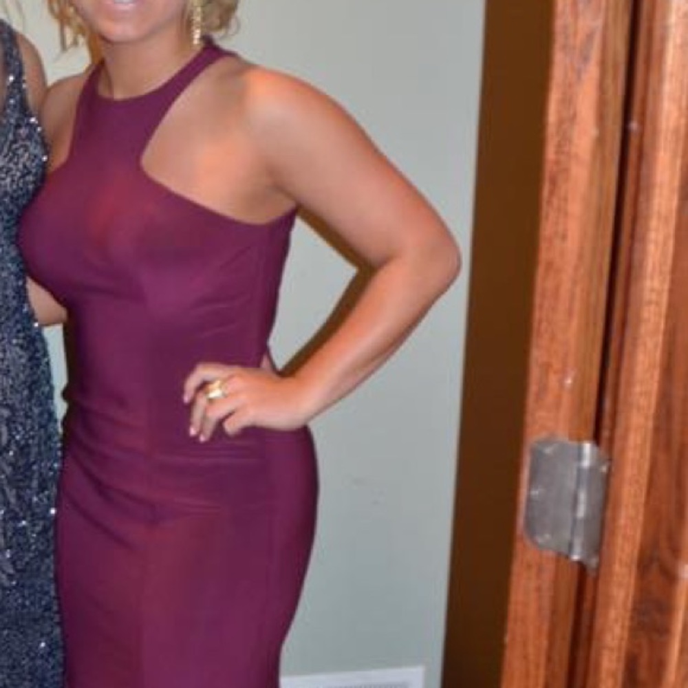 Maroon Long dress